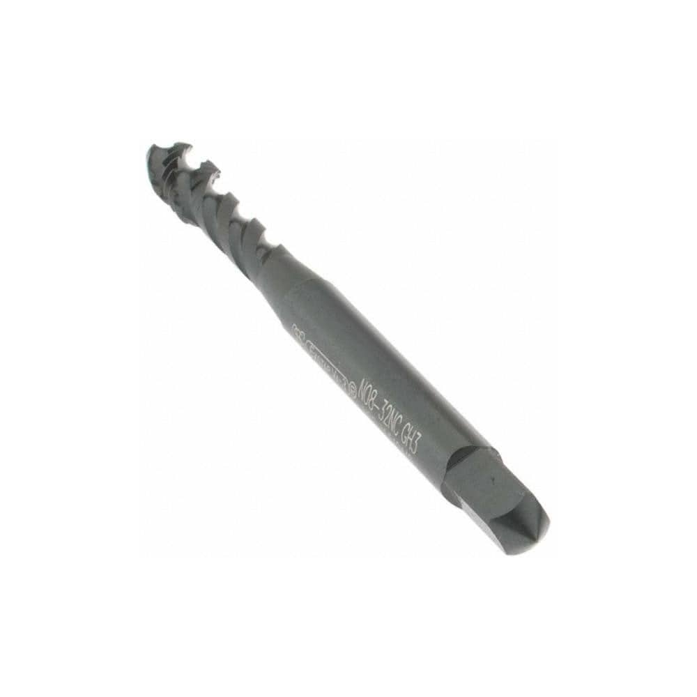6pcs 10-32 H2 3 Flute Spiral Point Plug Tap HSSE-V3 Steam Oxide for Stainless
