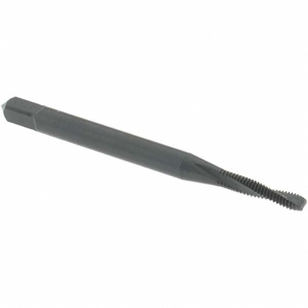 OSG 1754001 Spiral Flute Tap: #2-56, UNC, 2 Flute, Modified Bottoming, 2B Class of Fit, Powdered Metal, Oxide Finish Image