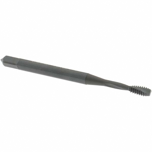 OSG 1754101 Spiral Flute Tap: #4-40, UNC, 2 Flute, Modified Bottoming, Powdered Metal, Oxide Finish Image