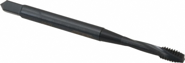 OSG 1752101 Spiral Flute Tap: #5-40, UNC, 2 Flute, Modified Bottoming, 2B & 3B Class of Fit, Powdered Metal, Oxide Finish Image