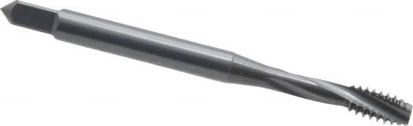 OSG 1752401 Spiral Flute Tap: #10-24, UNC, 3 Flute, Modified Bottoming, 2B & 3B Class of Fit, Powdered Metal, Oxide Finish Image