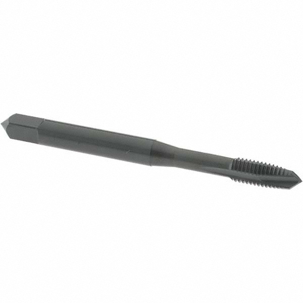 Spiral Point STI Tap: #8-32 UNC, 3 Flutes, Plug, Powdered Metal, Oxide Finish