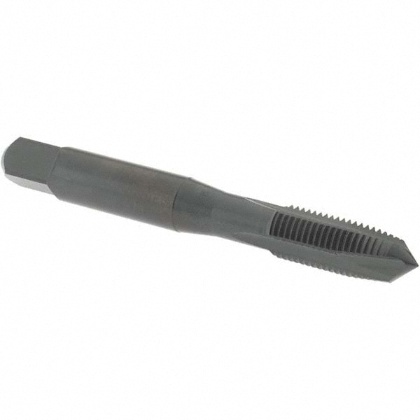 Spiral Point STI Tap: 5/16-24 UNF, 3 Flutes, Plug, Powdered Metal, Oxide Finish