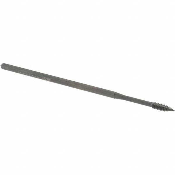Extension Tap: 6-32, 2 Flutes, H3, Oxide Finish, Vanadium High Speed Steel, Spiral Point