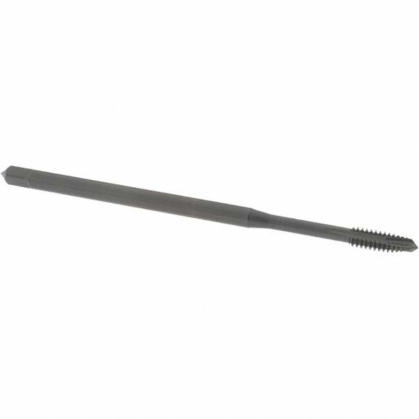Extension Tap: 10-24, 3 Flutes, H3, Oxide Finish, Vanadium High Speed Steel, Spiral Point