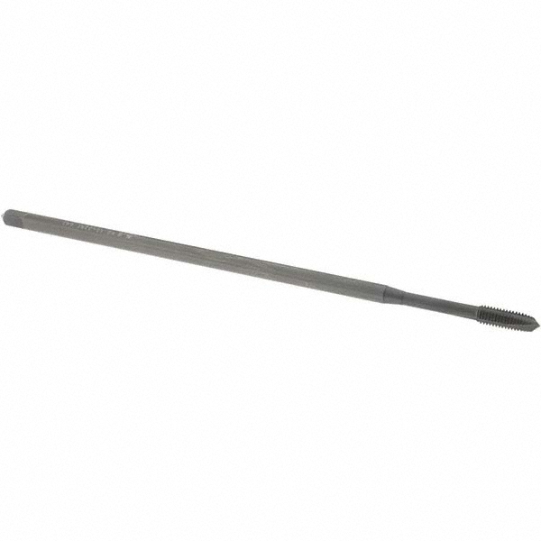 Extension Tap: 10-32, 3 Flutes, H3, Oxide Finish, Vanadium High Speed Steel, Spiral Point