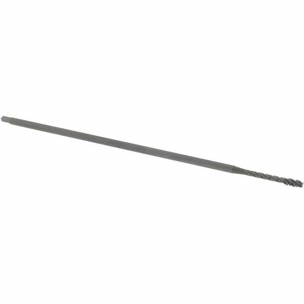 Extension Tap: 6-32, 3 Flutes, H3, Oxide Finish, Vanadium High Speed Steel, Spiral Flute