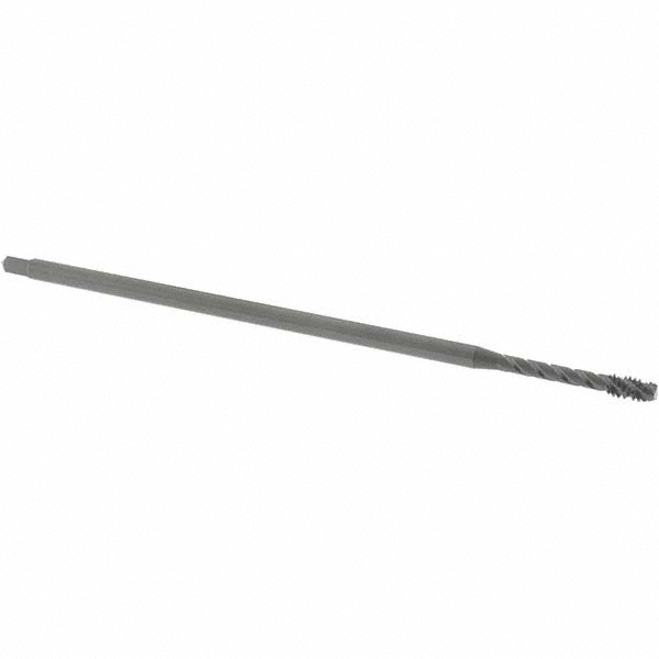 Extension Tap: 10-24, 3 Flutes, H3, Oxide Finish, Vanadium High Speed Steel, Spiral Flute