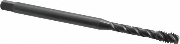 Extension Tap: 7/16-14, 3 Flutes, H3, Oxide Finish, Vanadium High Speed Steel, Spiral Flute