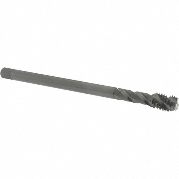Extension Tap: 1/2-13, 3 Flutes, H3, Oxide Finish, Vanadium High Speed Steel, Spiral Flute