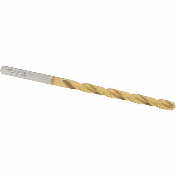 OSG 15187505 Jobber Length Drill Bit: 0.1875" Dia, 130 &deg;, Cobalt Image