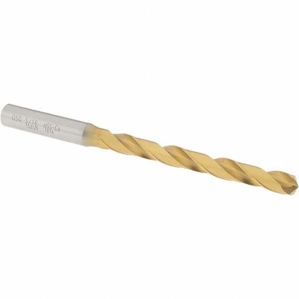 OSG 15312505 Jobber Length Drill Bit: 0.3125" Dia, 130 &deg;, Cobalt Image