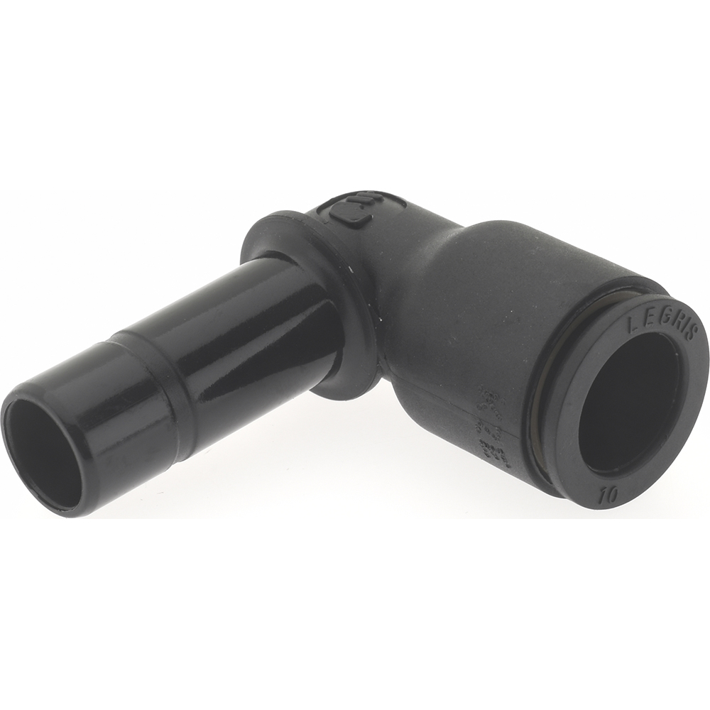 Push-To-Connect Plug-in Tube Fitting: 90 ° Plug, 90 ° Elbow
