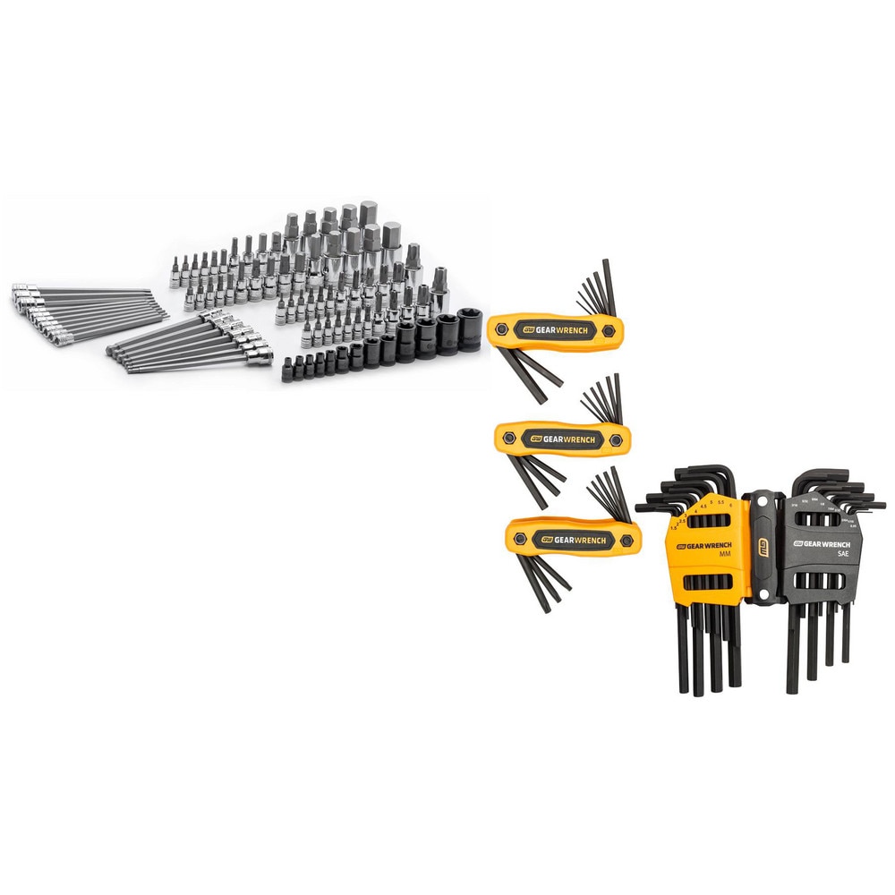 GEARWRENCH - Hex & Torx Bit Socket Sets; Set Type: Torx Bit; Minimum ...