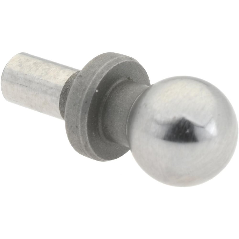 Shoulder Tooling Ball: Inspection, 6 mm Ball Dia, 3 mm Shank Dia, Press-Fit