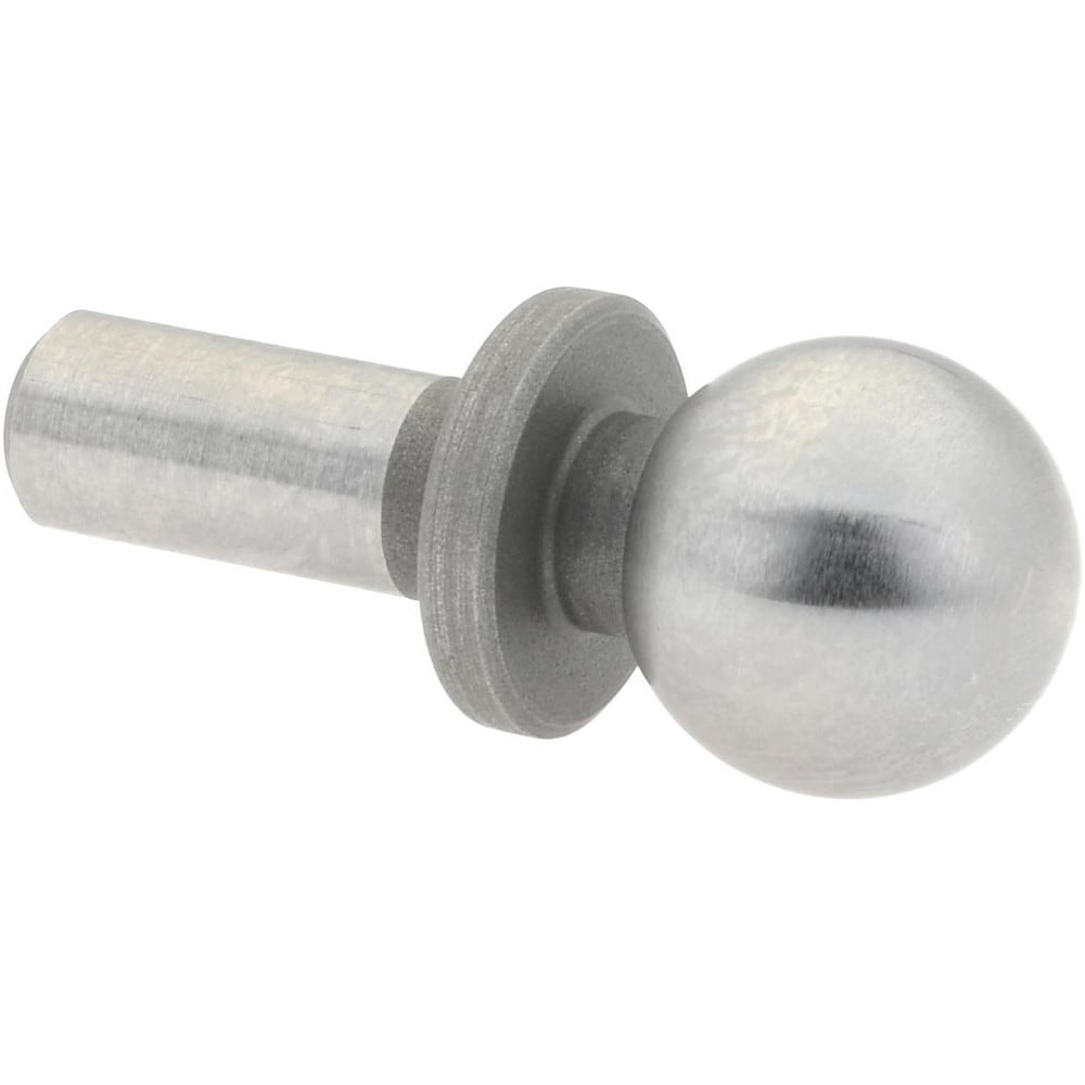 Shoulder Tooling Ball: Inspection, 3/8" Ball Dia, 3/16" Shank Dia, Slip-Fit