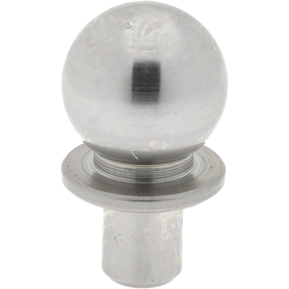 Gibraltar 826875-G Shoulder Tooling Ball: Inspection, 1/2" Ball Dia, 1/4" Shank Dia, Thread Image