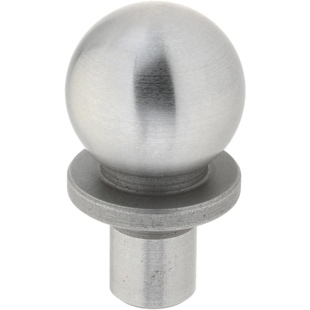 Gibraltar 826877-G Shoulder Tooling Ball: Inspection, 1/2" Ball Dia, 1/4" Shank Dia, Thread Image