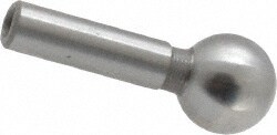 Tooling Ball: Inspection, 1/4" Ball Dia, 1/8" Shank Dia, Press-Fit