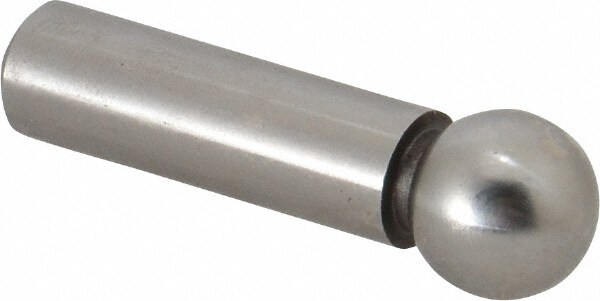 Tooling Ball: Inspection, 1/2" Ball Dia, 3/8" Shank Dia, Press-Fit