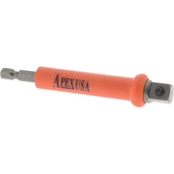 Apex UG-EX-370-4 Hex Driver Bit Adapter: Square to Hex 