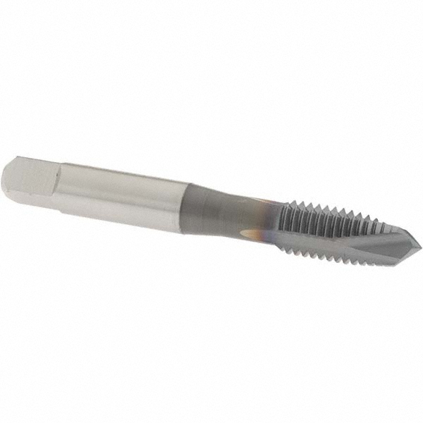 OSG 1981608 Spiral Point Tap: M10 x 1.5, Metric Coarse, 3 Flutes, Plug, 6H, High Speed Steel, TiCN Finish Image