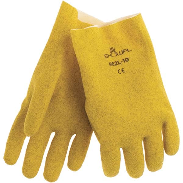 Vinyl work store gloves