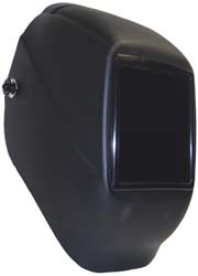 Welding Helmet: Black, Plastic, Shade 10