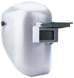 Welding Helmet: Gray, Noryl, Shade 10