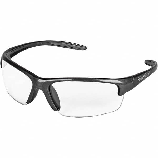 Safety Glass: Polycarbonate, Clear Lenses, Full-Framed, UV Protection