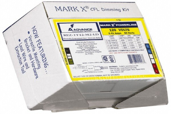 1 Lamp, 120 Volt, 0.26 to 0.41 Amp, 0 to 39, 40 to 79 Watt, Programmed Start, Electronic, Dimmable Fluorescent Ballast