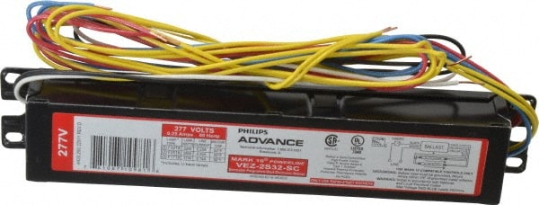 2 Lamp, 277 Volt, 0.14 to 0.25 Amp, 0 to 39 Watt, Programmed Start, Electronic, Dimmable Fluorescent Ballast