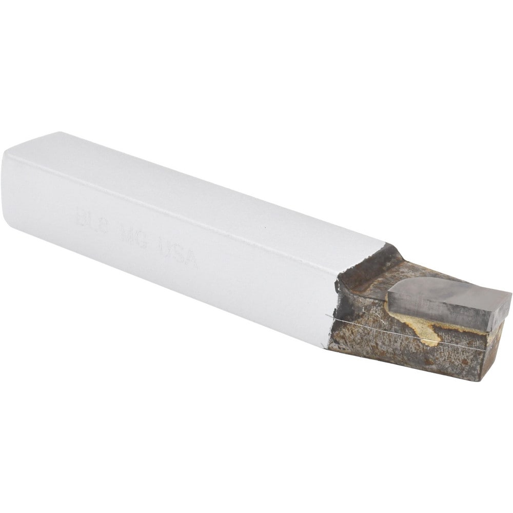 Single Point Tool Bit: 1/2'' Shank Width, 1/2'' Shank Height, Micrograin Solid Carbide Tipped, LH, BL, Lead Angle Turning
