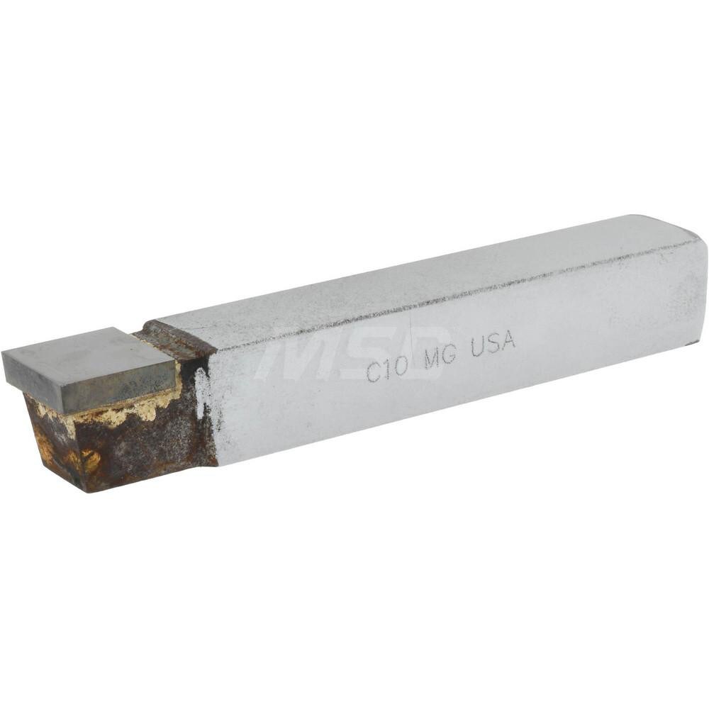Single Point Tool Bit: 5/8'' Shank Width, 5/8'' Shank Height, Micrograin Solid Carbide Tipped, Neutral, C, Square Nose