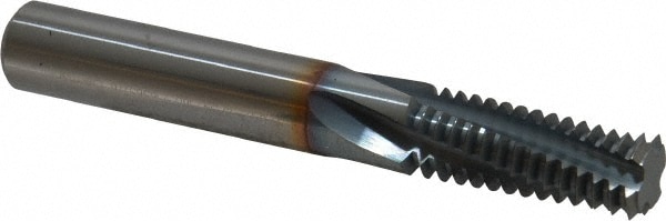 Emuge GFR15106.5015 Helical Flute Thread Mill: 5/8-11, Internal, 4 Flute, 1/2" Shank Dia, Solid Carbide Image