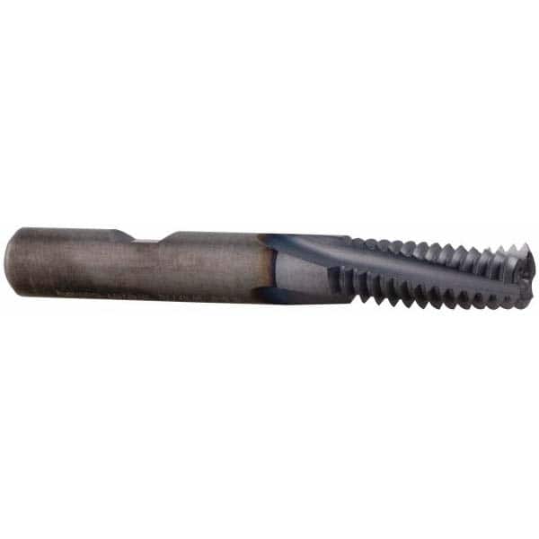 Emuge GFR35106.5018 Helical Flute Thread Mill: 1-1/8 - 8, Internal, 4 Flute, 3/4" Shank Dia, Solid Carbide 