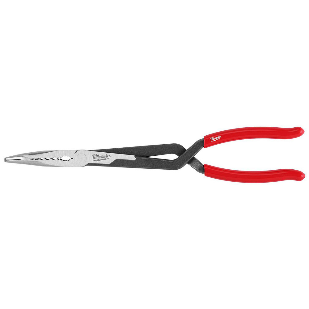 Long Nose Pliers: Pliers Type: Long Reach; Jaw Texture: Grooved; Jaw Length (Inch): 3