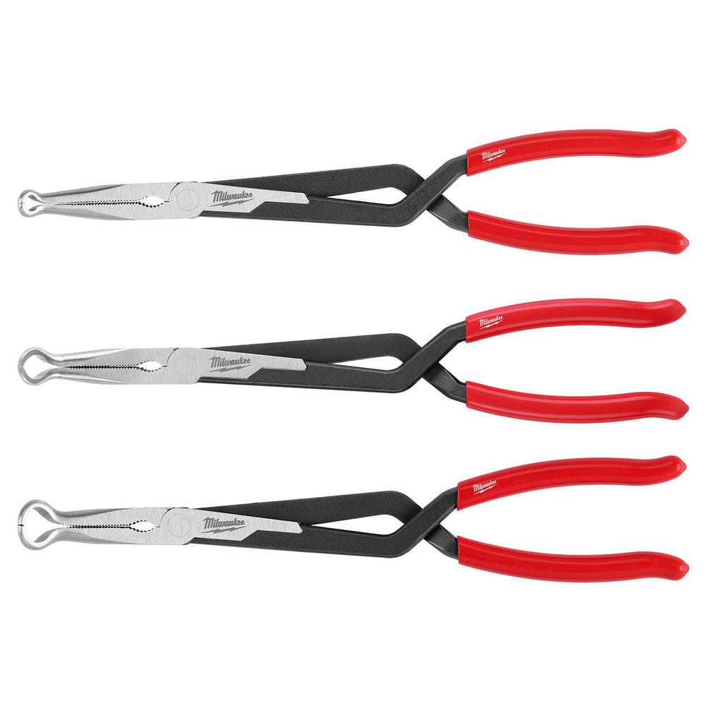 Plier Sets; Plier Type Included: Long Reach Hose Grip Pliers ; Container Type: Clamshell ; Handle Material: Plastic