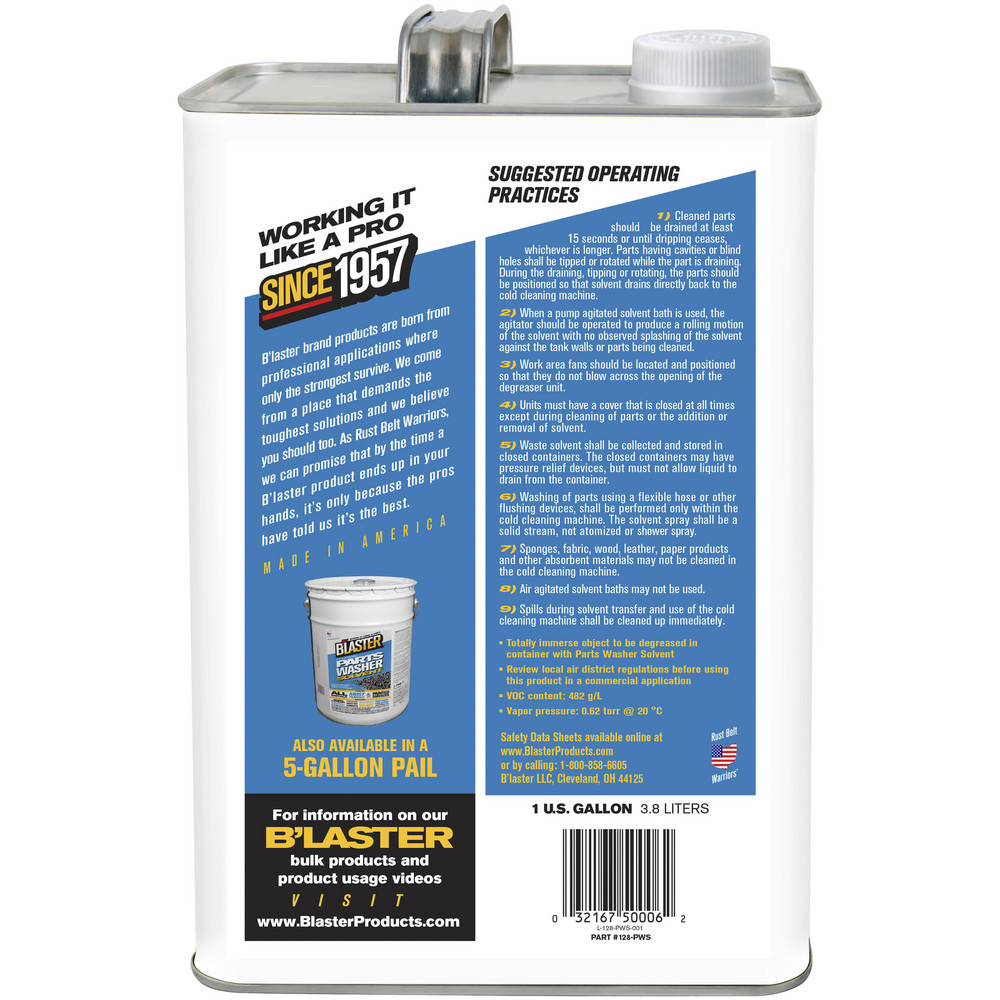 Blaster Chemical Parts Washing Solutions & Solvents; Solution Form