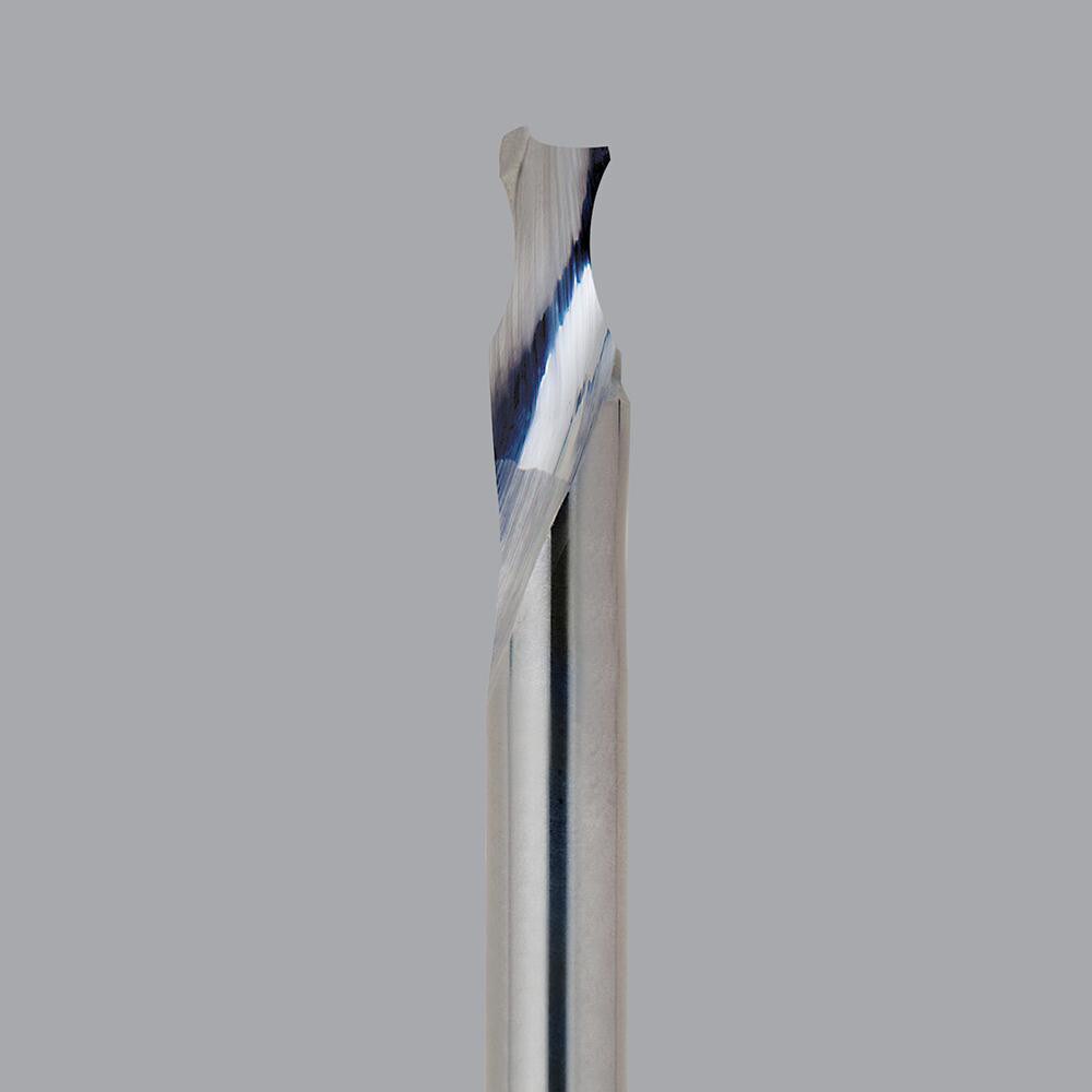 Spiral Router Bit: 0.25" Dia, 0.375" LOC, 1/4" Shank Dia, Upcut