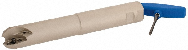 Iscar 3103057 Indexable Ball Nose End Mill: 1-1/2" Cut Dia, Solid Carbide, 10" OAL Image