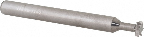 10 Number of Flutes Shank Type F/&D Tool Company 35389 Woodruff Keyseat Cutter 1 Diameter 2 1//4 Overall 7//32 Face Width Solid Carbide