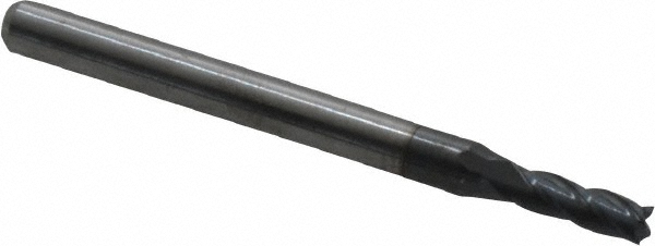 Accupro AP64535024 Square End Mill: 0.095 Dia, 0.285 LOC, 1/8 Shank Dia, 1-1/2 OAL, 4 Flutes, Solid Carbide Image