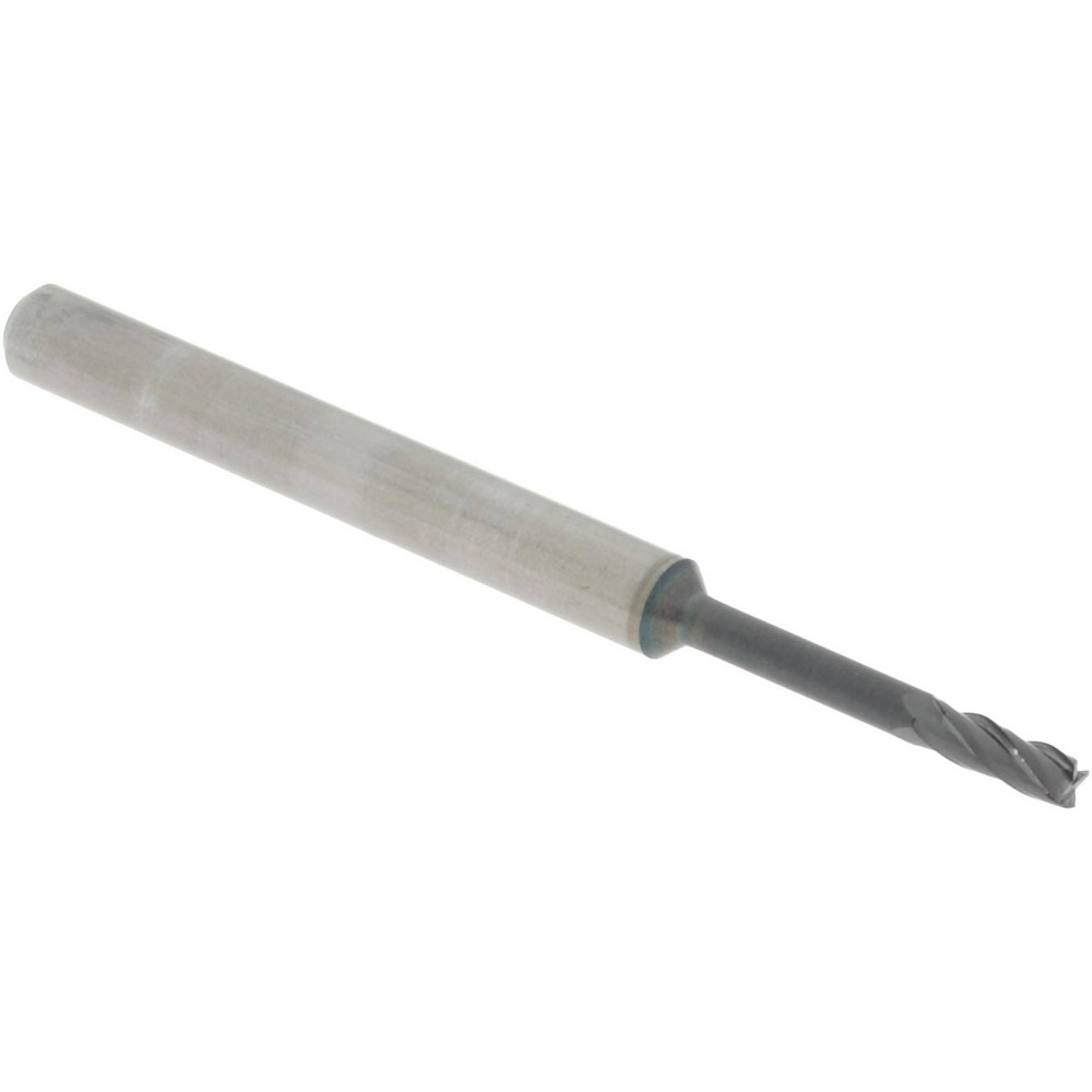 Accupro AP64535206 Square End Mill: 0.065 Dia, 0.195 LOC, 1/8 Shank Dia, 1-1/2 OAL, 4 Flutes, Solid Carbide Image