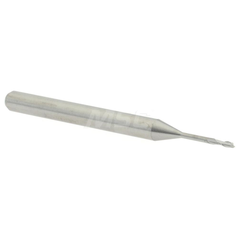 Accupro 14797103 Square End Mill: 0.035 Dia, 0.105 LOC, 1/8 Shank Dia, 1-1/2 OAL, 2 Flutes, Solid Carbide Image
