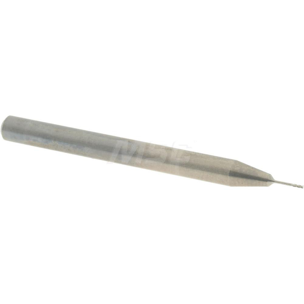 Accupro AP64535370 Square End Mill: 0.015 Dia, 0.045 LOC, 1/8 Shank Dia, 1-1/2 OAL, 4 Flutes, Solid Carbide Image