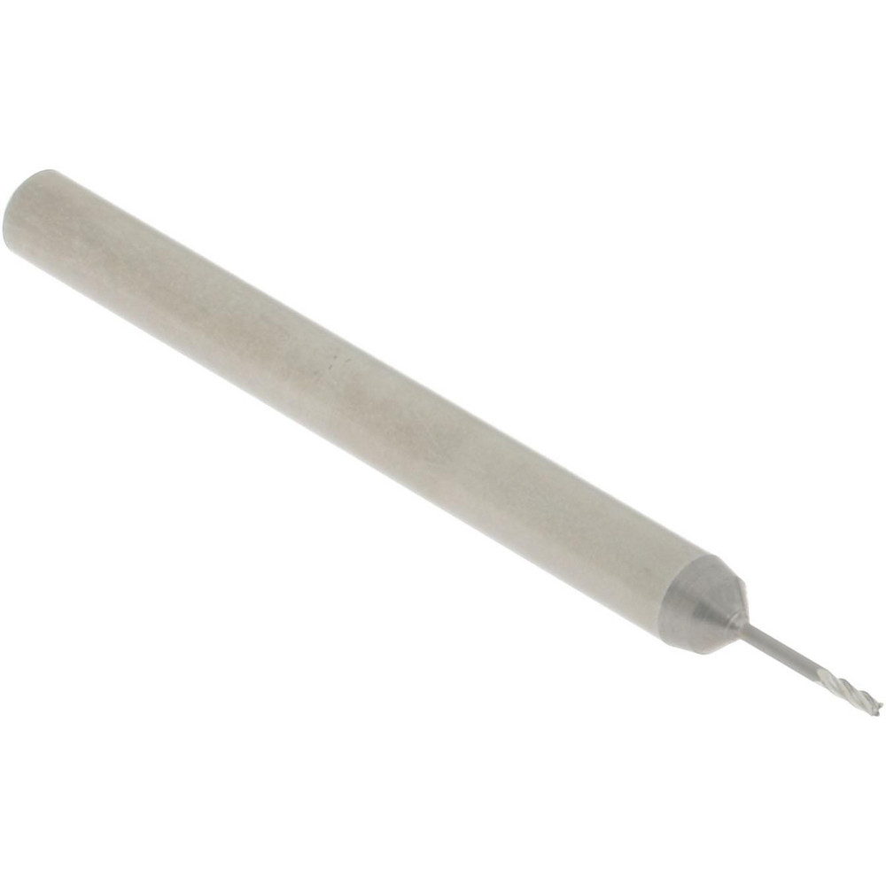 Accupro AP64535388 Square End Mill: 0.025 Dia, 0.075 LOC, 1/8 Shank Dia, 1-1/2 OAL, 4 Flutes, Solid Carbide Image