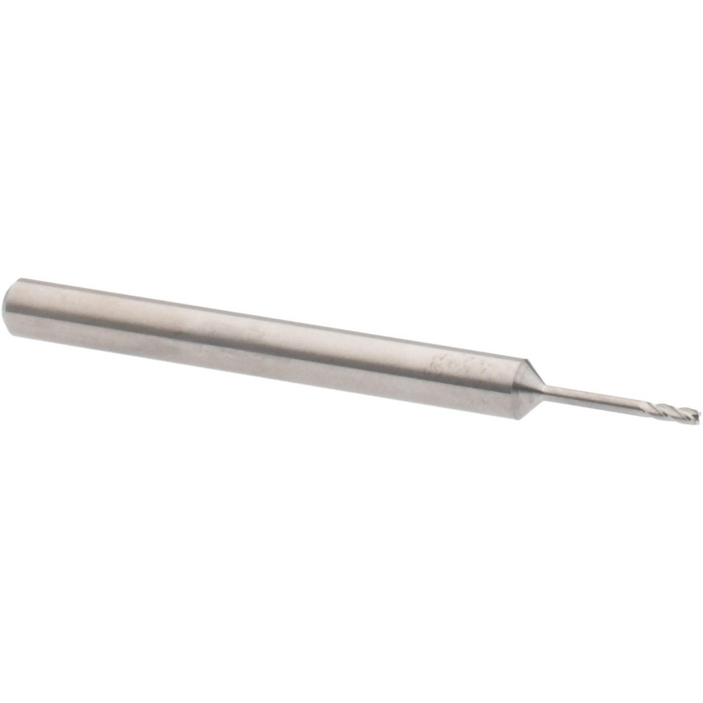 Accupro AP64535404 Square End Mill: 0.035 Dia, 0.105 LOC, 1/8 Shank Dia, 1-1/2 OAL, 4 Flutes, Solid Carbide Image