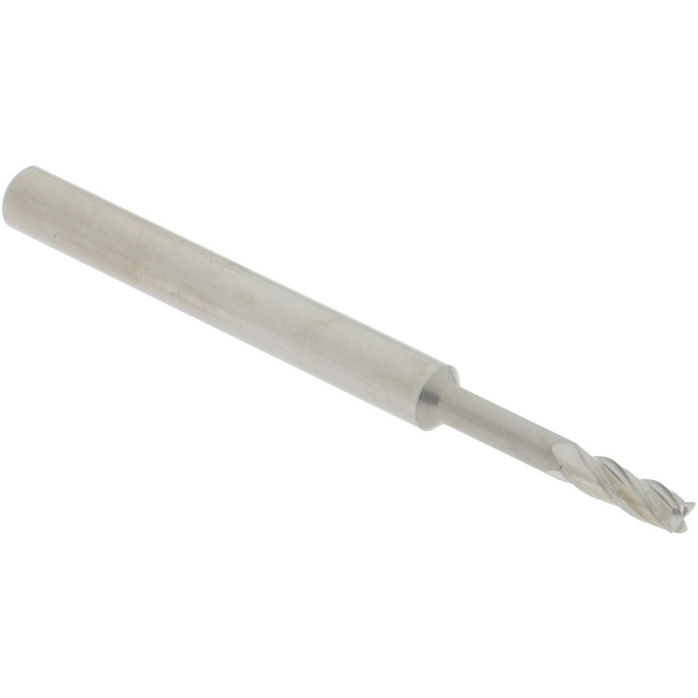 Accupro AP64535446 Square End Mill: 0.075 Dia, 0.225 LOC, 1/8 Shank Dia, 1-1/2 OAL, 4 Flutes, Solid Carbide Image
