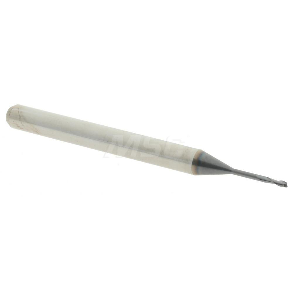 Accupro 14797100 Square End Mill: 1/32 Dia, 3/32 LOC, 1/8 Shank Dia, 1-1/2 OAL, 2 Flutes, Solid Carbide Image